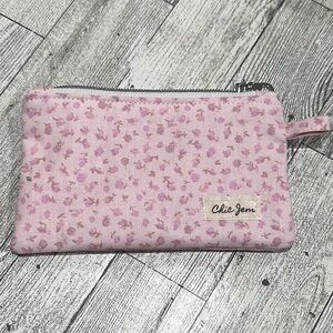 Chic Jem Pink Floral coin Pouch